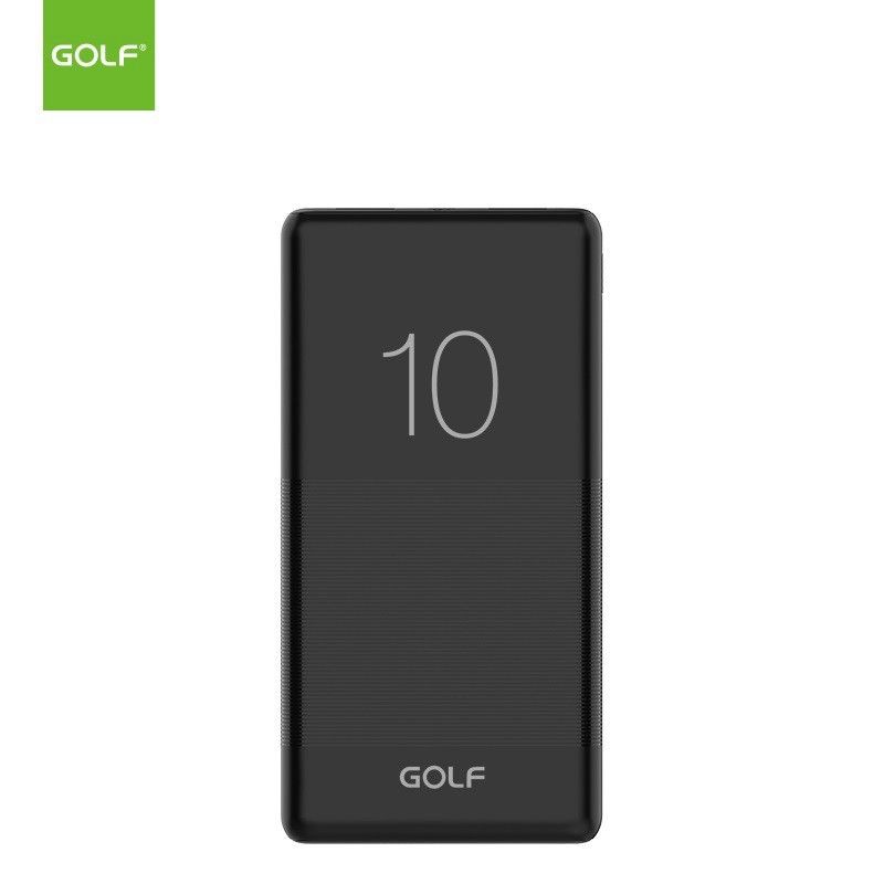 Pin sạc dự phòng 10000mAh Golf CANDY G80 2 cổng USB vỏ nhựa ABS chống cháy