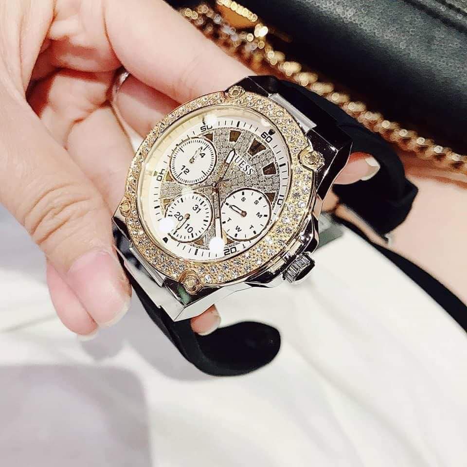 ĐỒNG HỒ CẶP GUESS LEGACY ANALOG WATCH WITH SILICONE BRACELET