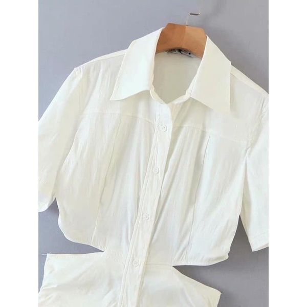 VÁY CỘC TAY CUT-OUT TQXK