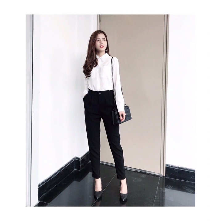 [Sale ⚡⚡50%] Quần tây nữ đơn giản mã 009