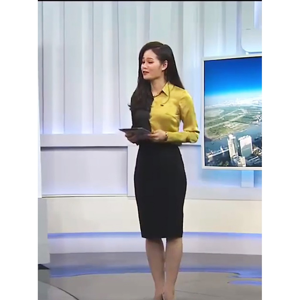 Chân Váy Bút Chì Đen Trơn 💖𝑭𝒓𝒆𝒆𝒔𝒉𝒊𝒑💖 Chân Váy Công Sở Xẻ Sau Che Gối | BigBuy360 - bigbuy360.vn