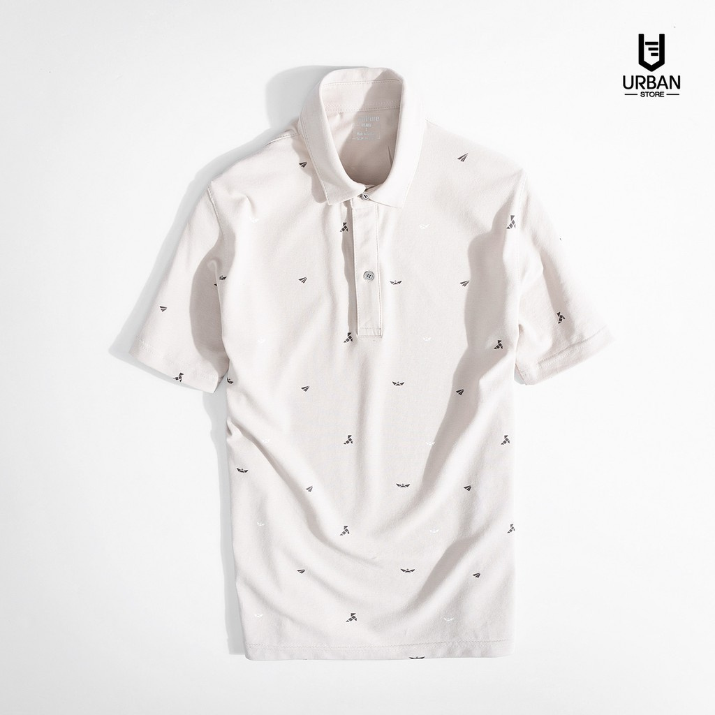 Áo Polo Nam cooPure, Áo Polo Nam 95% Cotton Họa Tiết Origami Printing NO.1825 | BigBuy360 - bigbuy360.vn