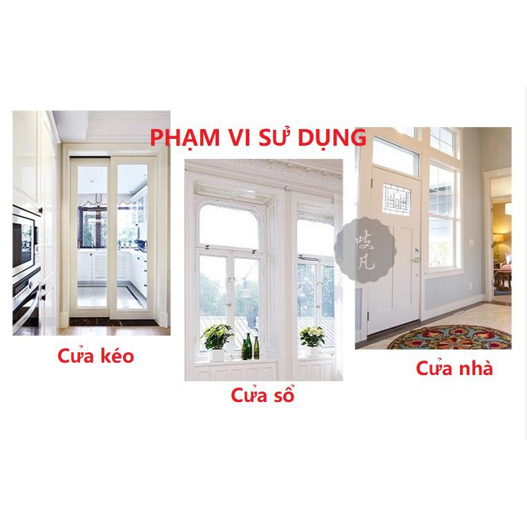 Ron dán cửa sổ, cửa kính Nhật Bản chống ồn, cách âm, chặn nước-hàng chuẩn Nhật