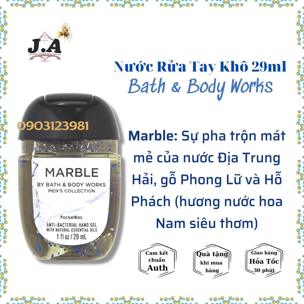 Gel / Nước Rửa Tay Khô Bath & Body Works Dung Tích 29ml
