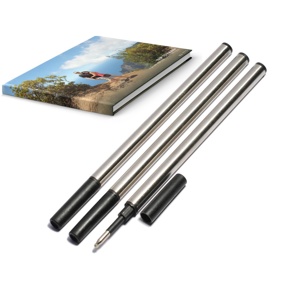 Combo 5 Ruột bút ký Bi 0.5 mm dòng parker - Màu Xanh/ Đen