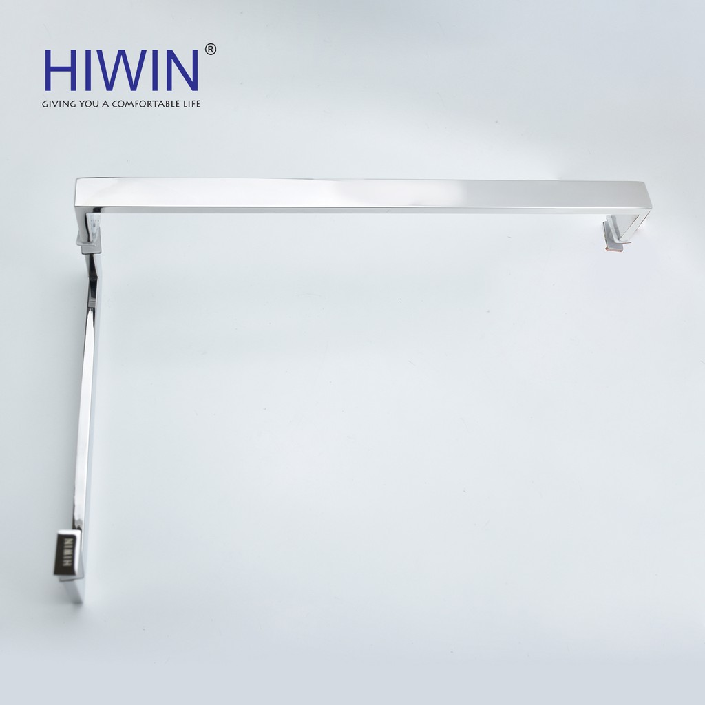 Tay nắm vách kính nhà tắm chất liệu inox 304 chống gỉ mặt gương Hiwin HD-600F