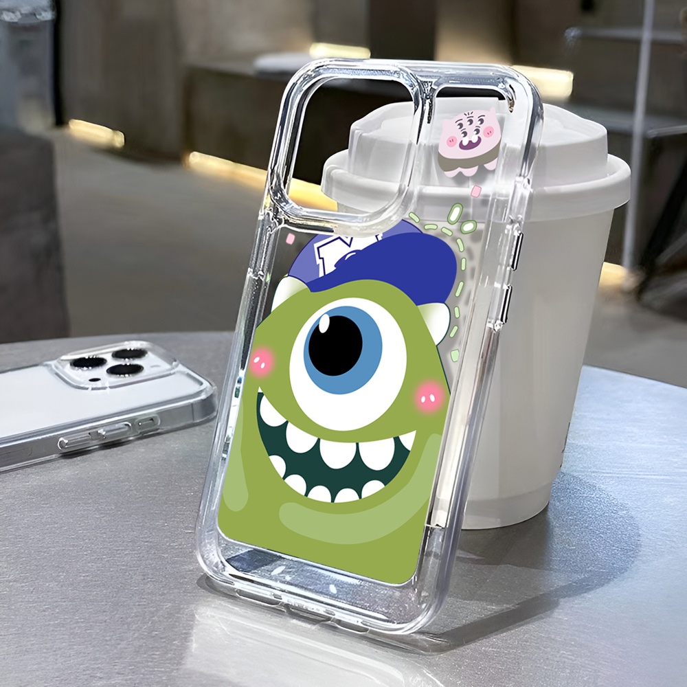 Ốp Điện Thoại Trong Suốt Hình Quái Vật Mắt To Cho iphone 14 Plus 11 13promax 12 7Plus X XS Max 7 8 SE 2020