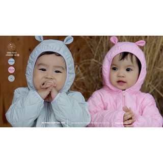 Giảm 20%HRNEE ! Áo phao tai thỏ 3 lớp siêu nhẹ cho các bé yêu!