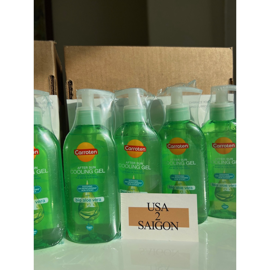 Gel lô hội làm dịu da sau phơi nắng After sun cooling gel Carroten