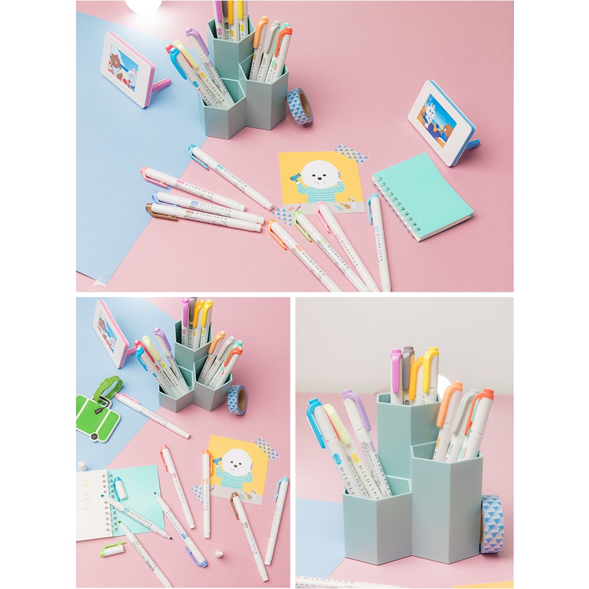 Bút Đánh Dấu 2 Đầu ARTBOX Hàn Quốc Màu Tím