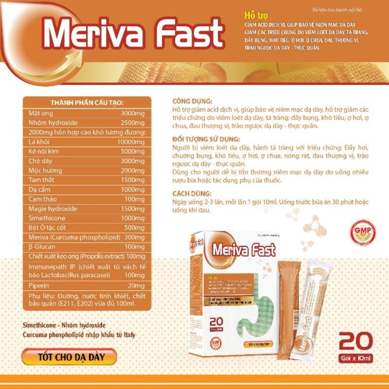 Gel dạ dày Meriva Fast