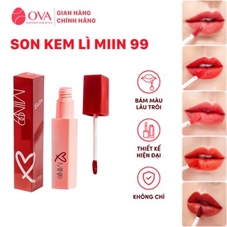 Son Kem Lì Mềm Mượt Lâu Trôi MIIN 99 Velve Matte Lipstick Lacquer Không có đánh giá