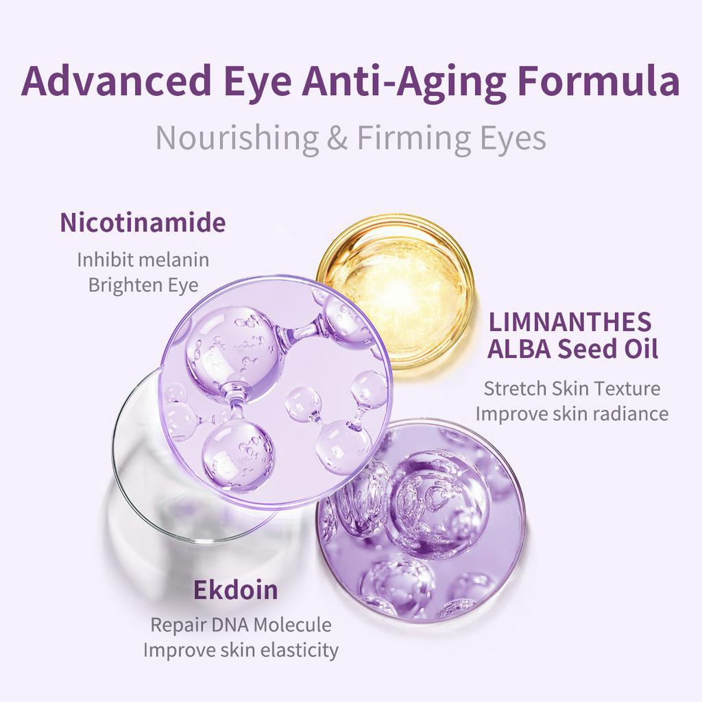 PAPA FEEL Kem mắt giảm thâm với  Peptit 3D khoa học 45°Massage  làm mờ quầng mắt giảm bọng mắt 20g