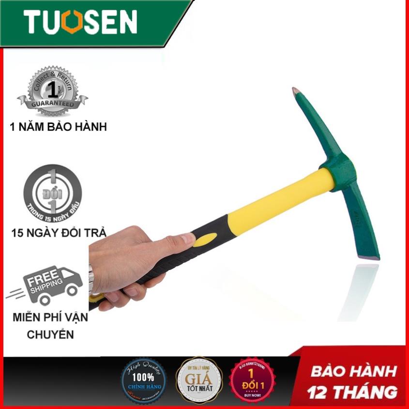 Rìu cuốc làm vườn nhỏ gọn, dễ mang theo, cất trữ với chất liệu thép 45# - Chính hãng TUOSEN