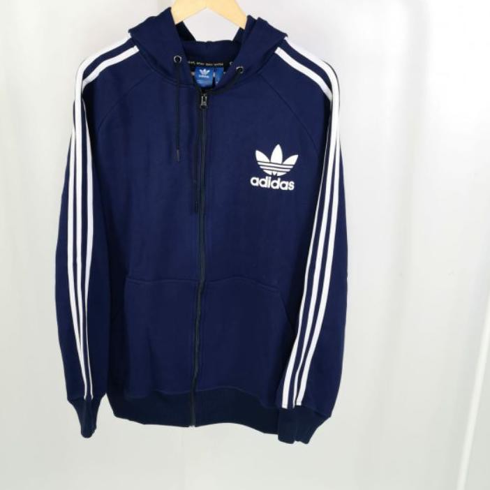 Áo Khoác Hoodie Adidas California Chính Hãng Chất Liệu Cotton Phối Lông Cừu Màu Đen