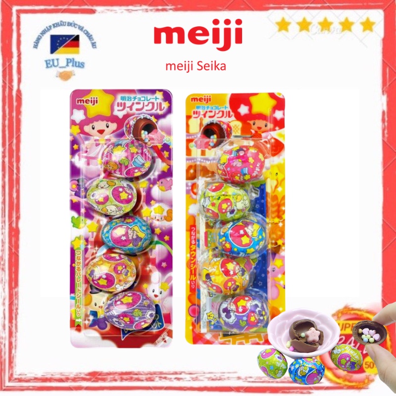 Kẹo trứng, Socola Meiji Twinkle chocolate egg, Nhật Bản 26g