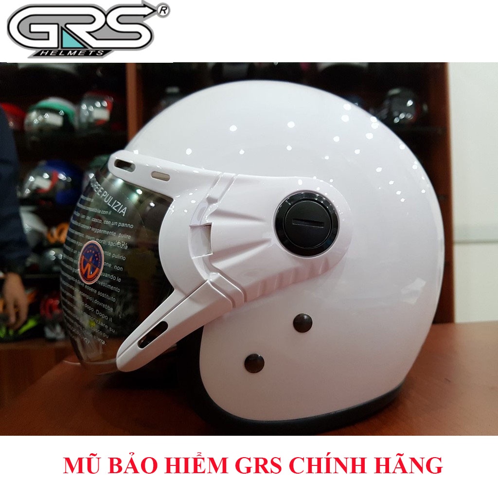 ♥️ Shop Uy Tín ♥️Mũ bảo hiểm 3/4 GRS A368k, mũ bảo hiểm đẹp, mũ trùm tai