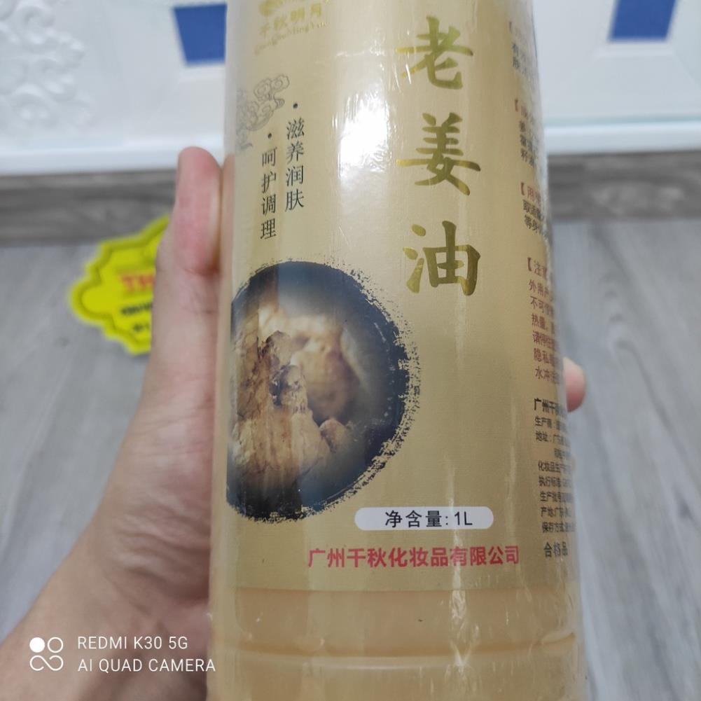 Tinh Dầu Massage Body gừng Đông Y Dùng Trong Spa TMV