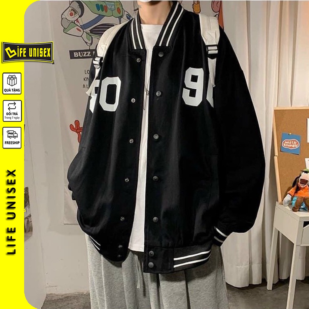 Áo khoác dù Bomber 2 lớp 8090 cho Nam/ Nữ và Cặp Đôi Áo khoác dù chống nắng form rộng unisex - Life Unisex -GAKD51