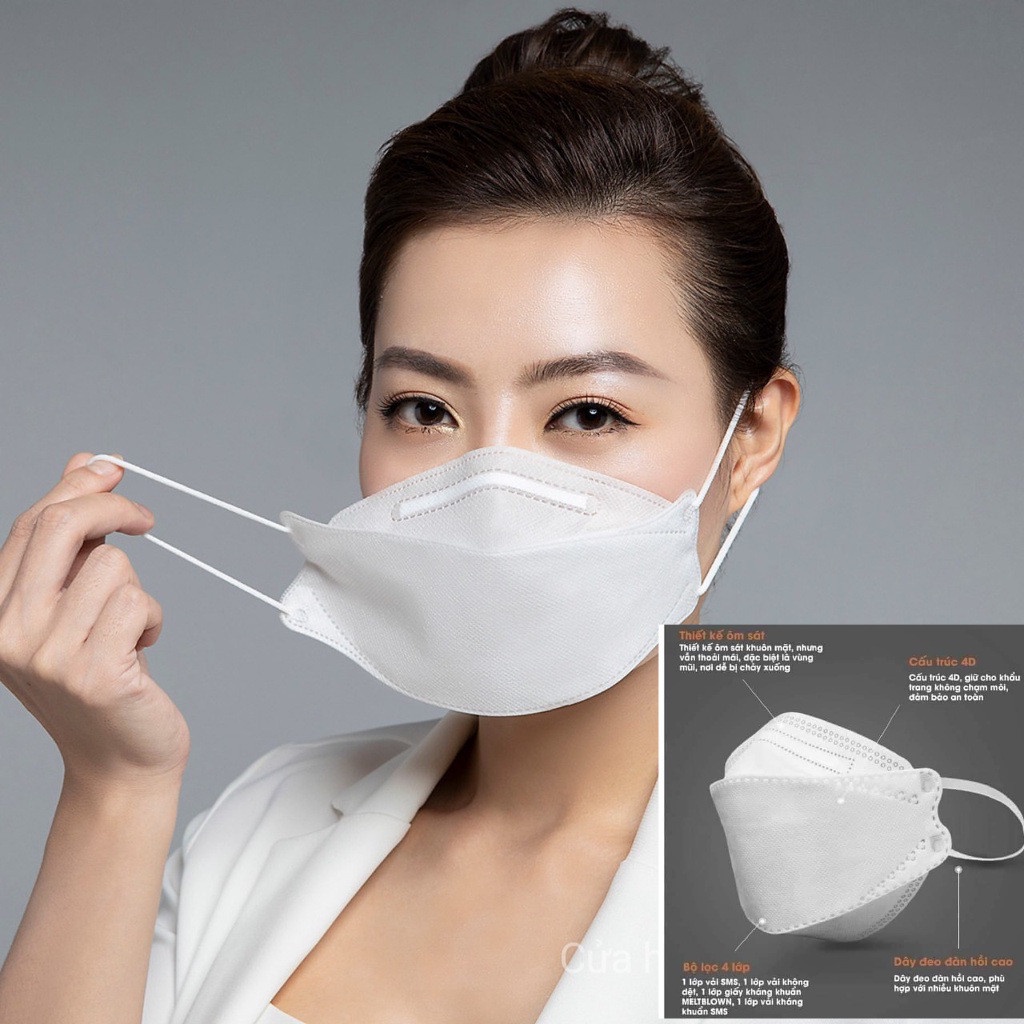 [Mã COSDAY giảm 8% đơn 150K] Khẩu Trang 4D KF94 Kháng Khuẩn Chống Bụi Mịn TN MASK HỘP 10 CÁI | BigBuy360 - bigbuy360.vn