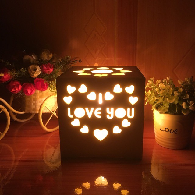 Đèn ngủ handmade, quà valentine ý nghĩa tặng vợ, bạn gái