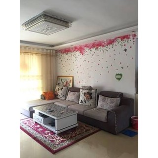 decal dán tường tán hoa anh đào