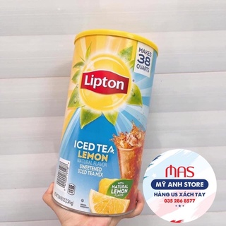 Bột trà chanh lipton - mỹ 2.54kg