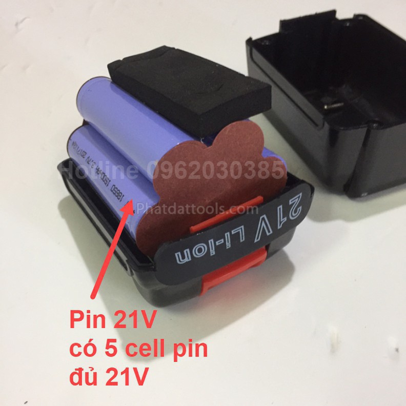 PIN MÁY KHOAN 21V -- Pin máy khoan pin Makita 21V