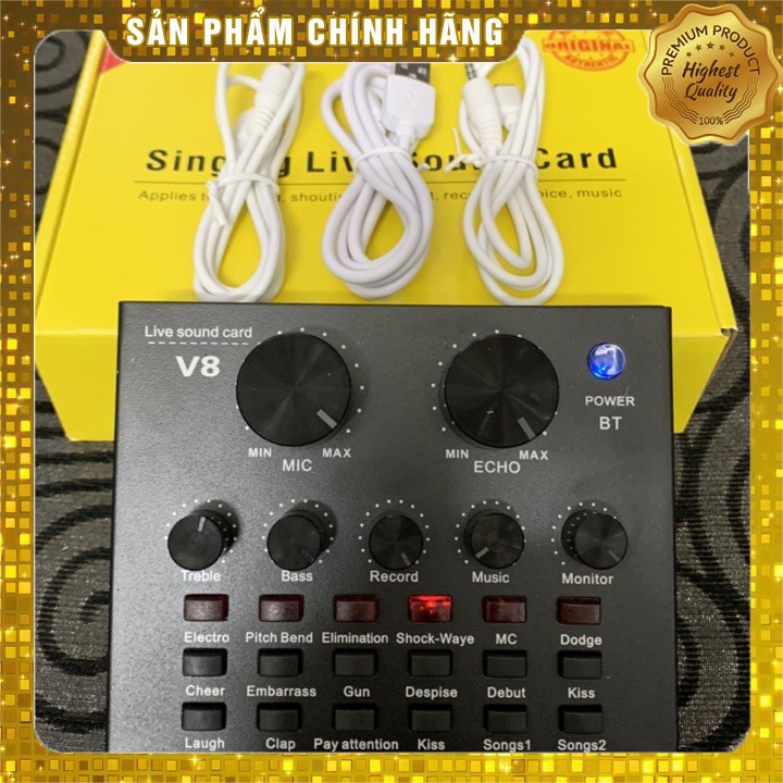 Sound card v8 có bluetooth