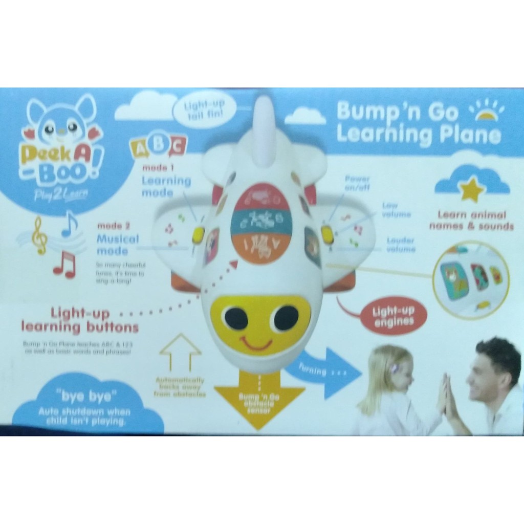 Máy bay Learning Plane Bump'n Go My Kingdom phát nhạc, có đèn, di chuyển,.. cho bé