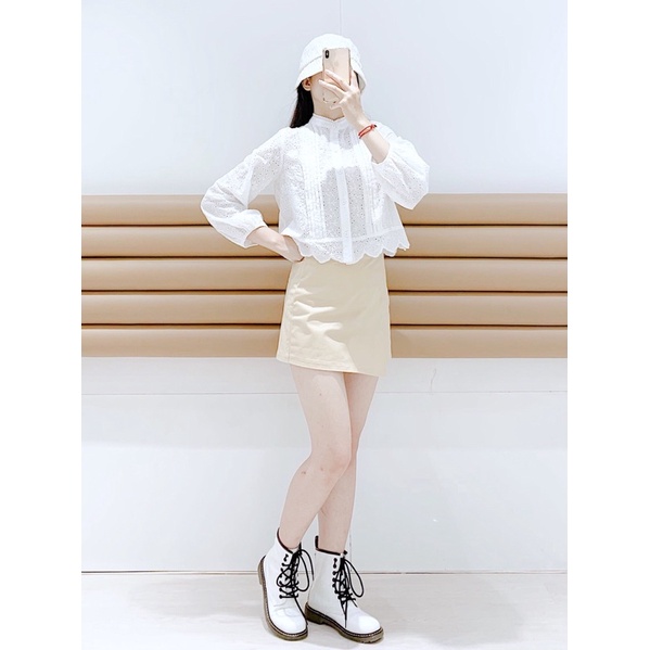 Quần giả váy kaki THE CIU - Beline Skirt