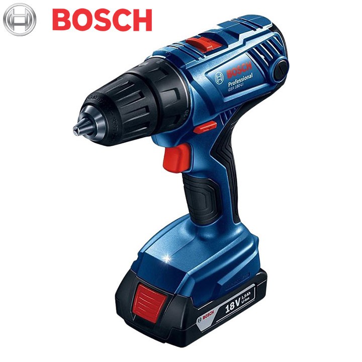 Máy khoan vặn vít dùng pin Bosch GSR 180-LI + Bộ phụ kiện Mới