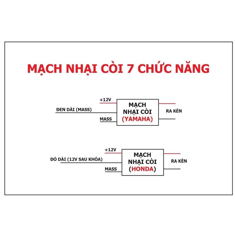 Nhại còi 7 chức năng