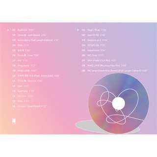 [20 món] COMBO BTS LOVE YOURSELF 'ANSWER'
