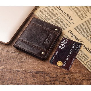 Ví Đứng Mini Wallet Da Bò Nhập Khẩu cao cấp GZCZ Xleather VND271
