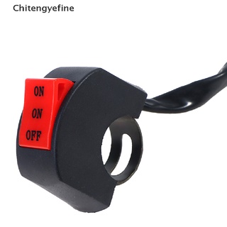 CTYE LED Headlight Switch Far Near Three Line Motorcycle Handlebar Switch Button FINE