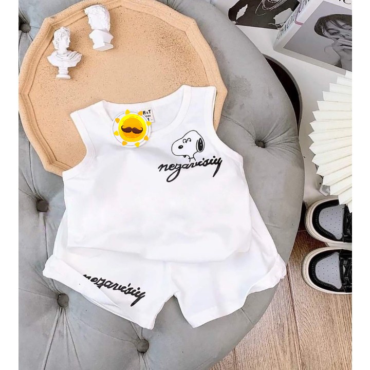 (8-18kg) Đồ bộ ba lỗ bé trai TTR17 Quần áo trẻ em sát nách