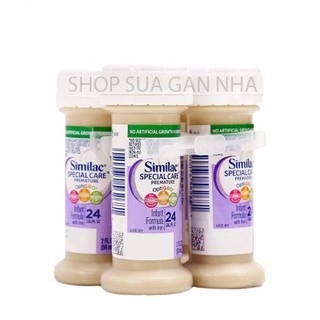 [Date mới 12/2022] Thùng 48 Ống Sữa Nước Similac Special Care Premature 24 kcal/fl oz 59ml cho Trẻ Sinh Non, Nhẹ Cân