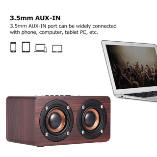 Loa Bluetooth gỗ siêu hay - W5
