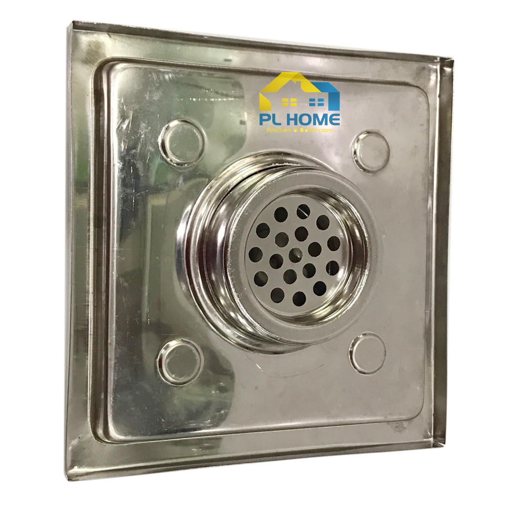 Phễu thoát sàn chống hôi, ngăn mùi Inox SUS 304, phễu thoát nước loại lớn