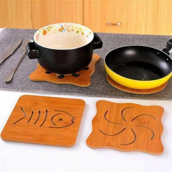 PVN2398 Miếng gỗ lót xoong nồi, chén bát T2 | BigBuy360 - bigbuy360.vn