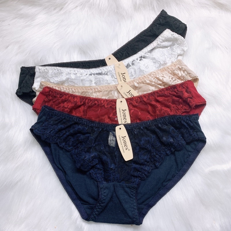 Combo 5 cái quần cotton ren 002 màu ngẫu nhiên