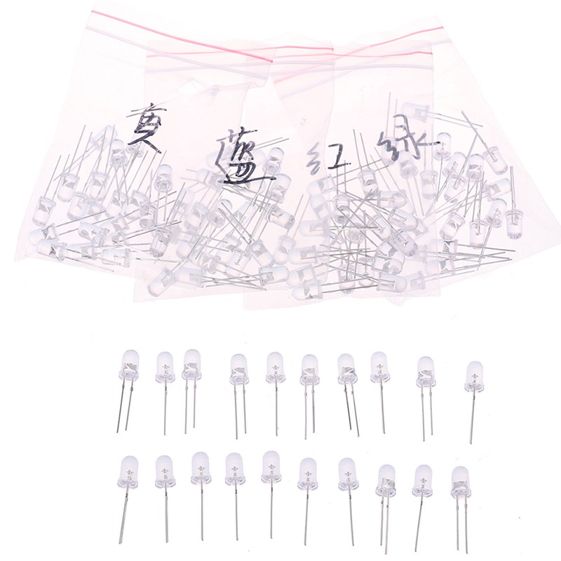 Set 100 Đèn Đi Ốt 5mm Trang Trí Đa Năng