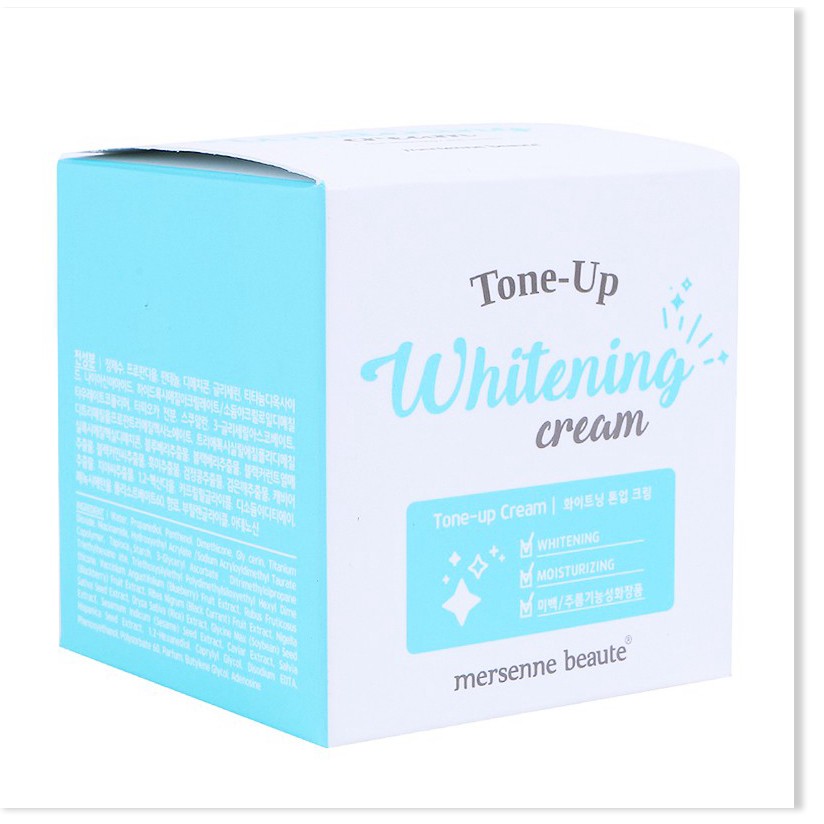 [Mã giảm giá] Kem dưỡng trắng nâng tone da Mersenne Beaute Tone Up Whitening Cream 50g