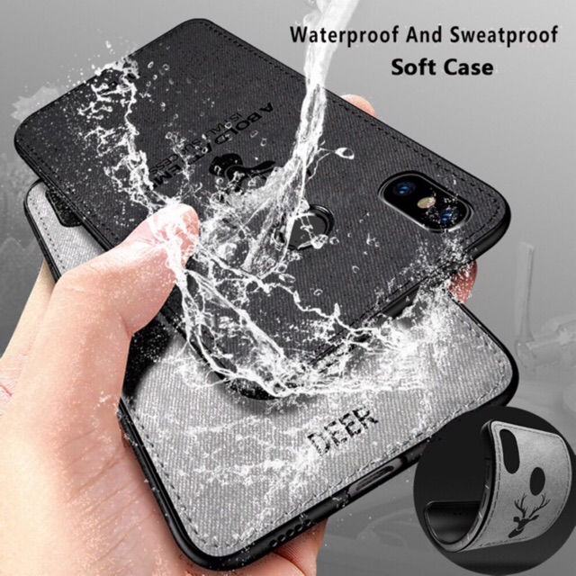 [ HOT NEW] Ốp lưng mềm hình tuần lộc cho Apple iPhone 6 6S 7 8 Plus X XSMAX X11promax