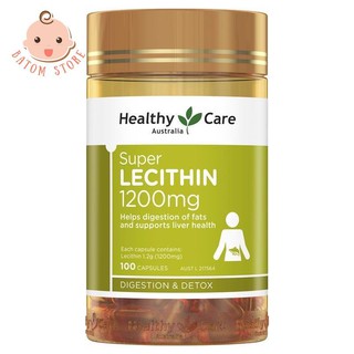 Mầm Đậu Nành Healthy Care Úc Super Lecithin 1200mg – Hộp 100 Viên Nang