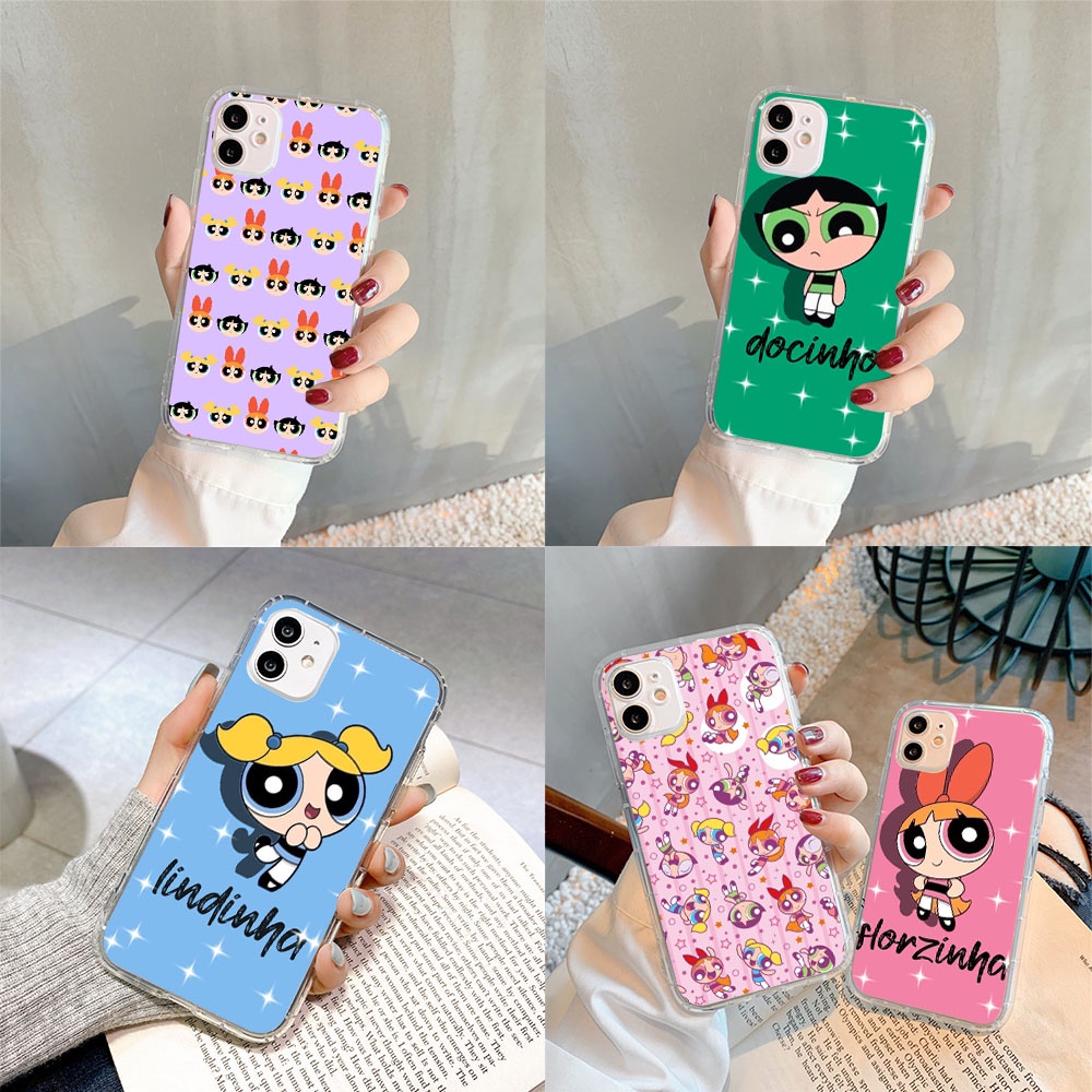 Ốp Điện Thoại Silicone TPU Mềm Họa Tiết Powerpuff Girls Cho ASUS ZenFone 4S Shot 5 M2 5Z 4 Live Pegasus M1 Pro Plus Selfie Max Lite ML-177