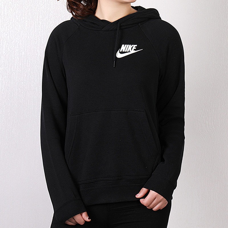 Áo khoác hoodie họa tiết Nike tay dài dáng rộng thời trang mùa thu phong cách hàn quốc dành cho cặp đôi