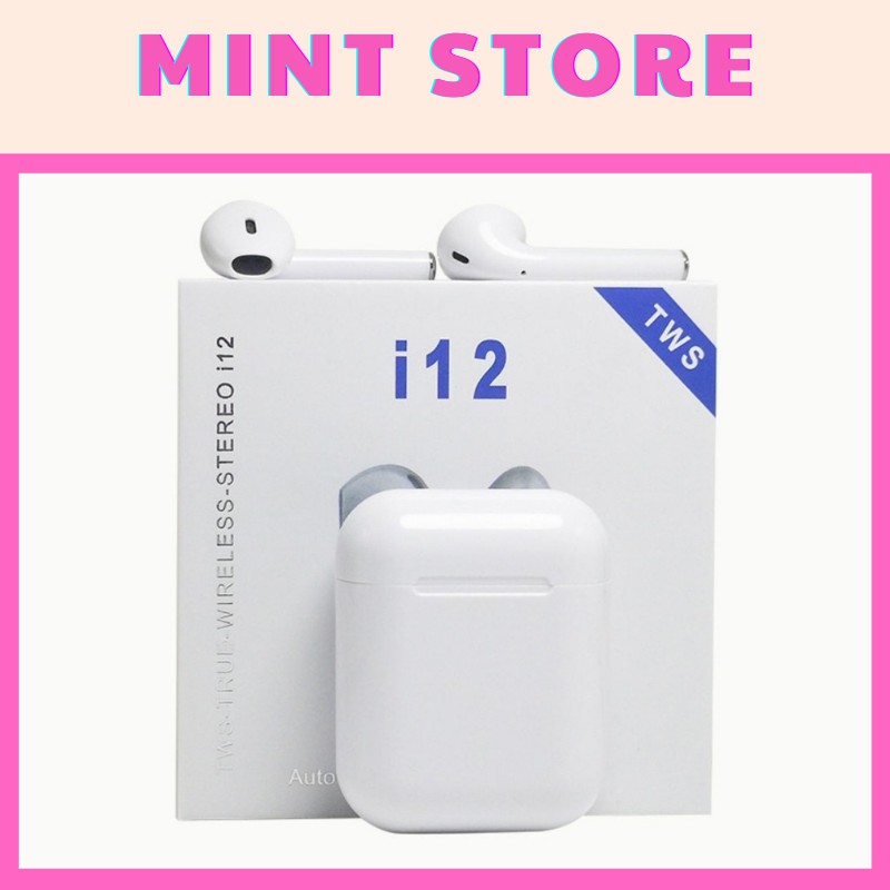 Tai Nghe Bluetooth INPODS i12 TWS Cảm Biến Vân Tay (có Ảnh + Video)