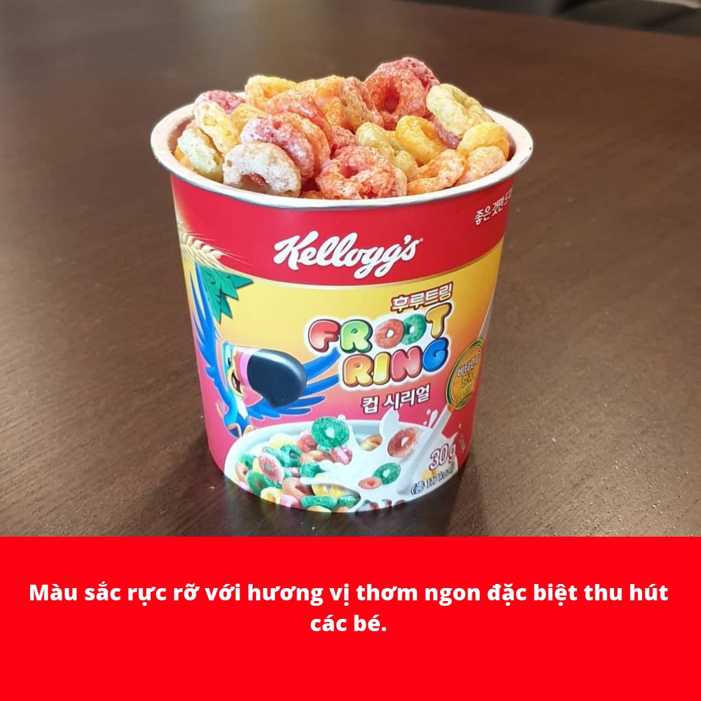 NGŨ CỐC ĂN SÁNG KELLOGG FROOT RING CỐC 30G